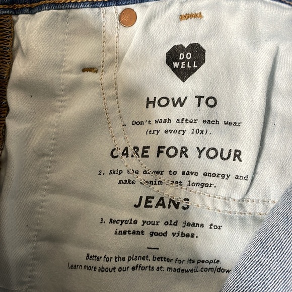 NWT Madewell High Rise Button Fly Skinny Jeans size 29 - Picture 11 of 14